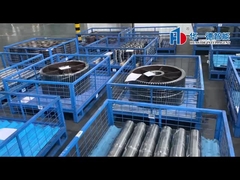 폴더블 스틸 팔레트 저장 케이지 스틸 팔레트 저장 상자 ASRS를 위한 와이어 메시 컨테이너