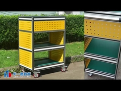 핸드 카트 트롤리 세 번째 세대 Lean 파이프 알루미늄 합금 튜브