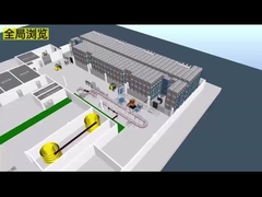 4차원 셔틀 카트 ASRS 자동 저장 및 검색 시스템 라디오 셔틀 랙