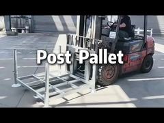 탈착식 창고 보관 핫 딥 아연 도금 강철 대형 적재 가능 금속 강철 포스트 팔레트 랙