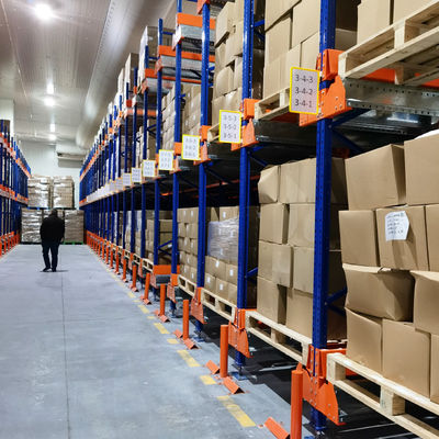 두 방향 라디오 셔틀 래킹 팔레트 러너 래크 시스템 냉장고 냉장고 체인