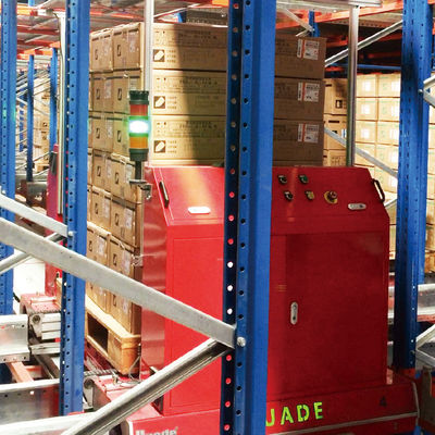 2차원 라디오 셔틀 자동차 및 운반기 라디오 셔틀 래킹 ASRS 자동 저장 및 검색 시스템 팔레트 러너 래킹