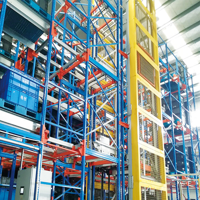 4차원 라디오 셔틀 랙 ASRS 팔레트 러너 랙 시스템 4차원 라디오 셔틀 랙