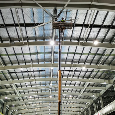 대형 HVLS 천장 팬 창고용,중공업 천장 팬 공장용,W. 팬