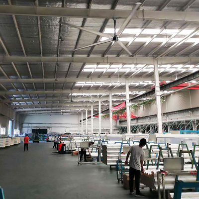 대형 HVLS 천장 팬 창고용,중공업 천장 팬 공장용,W. 팬