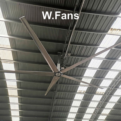워크샵용 대형 산업용 팬 충돌 방지 블레이드와 대형 HVLS 팬