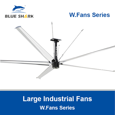 대형 HVLS 천장 팬 창고용,중공업 천장 팬 공장용,W. 팬