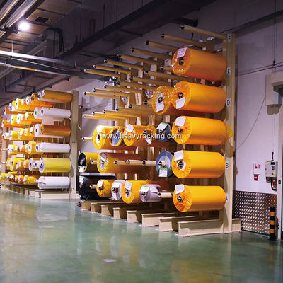 캔티레버 랙 롤 아웃 망원경 캔티레버 랙 긴 철강 파이프 저장