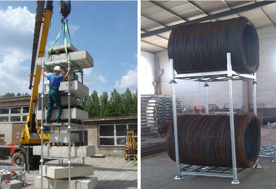 각 층에 500kg 스틸 전기 이동 래킹 경제 RAL 색상