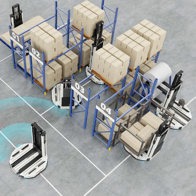 3 수준 3000 밀리미터 하이트 과중한 업무 팔레트 메자닌 코로우젼 프로텍션 럴 색