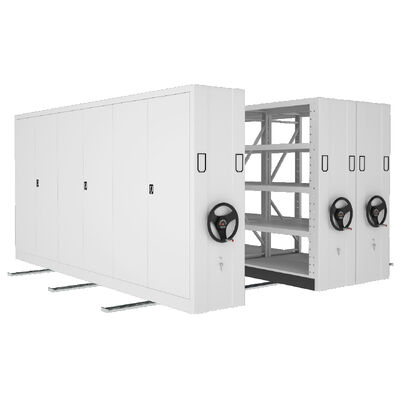 전기 이동 선반 래킹 핸드 크랜크 컴팩트 이동 선반 고밀도 선반