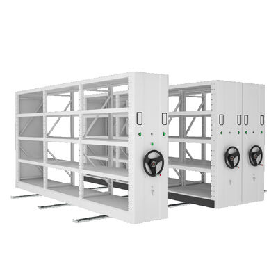 전기 이동 선반 래킹 핸드 크랜크 컴팩트 이동 선반 고밀도 선반