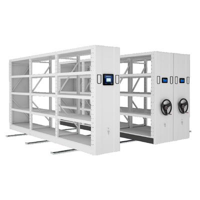 전기 이동 선반 래킹 핸드 크랜크 컴팩트 이동 선반 고밀도 선반