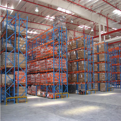 80x60 RHS 빔과 함께 조정 가능한 중량 팔레트 래킹 시스템