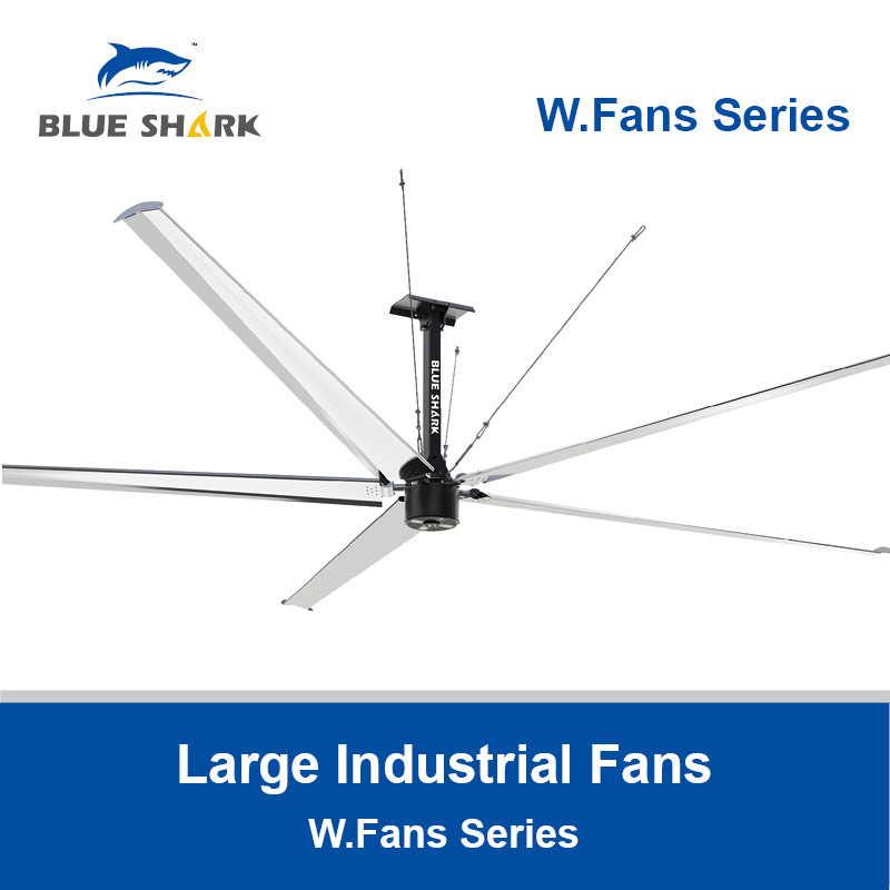 대형 HVLS 천장 팬 창고용,중공업 천장 팬 공장용,W. 팬